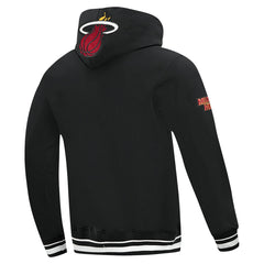 Miami Heat Pro Standard Area Code Pullover Hoodie Black