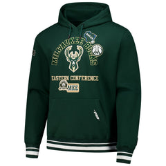 Milwaukee Bucks Pro Standard Area Code Pullover Hoodie Hunter Green