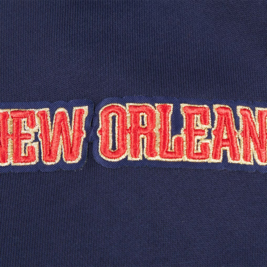 New Orleans Pelicans Pro Standard Area Code Pullover Hoodie Navy