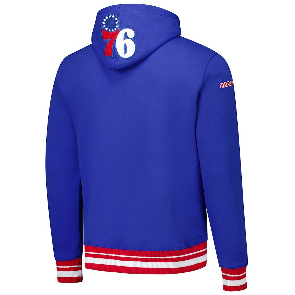 Philadelphia 76ers Pro Standard Area Code Pullover Hoodie Red