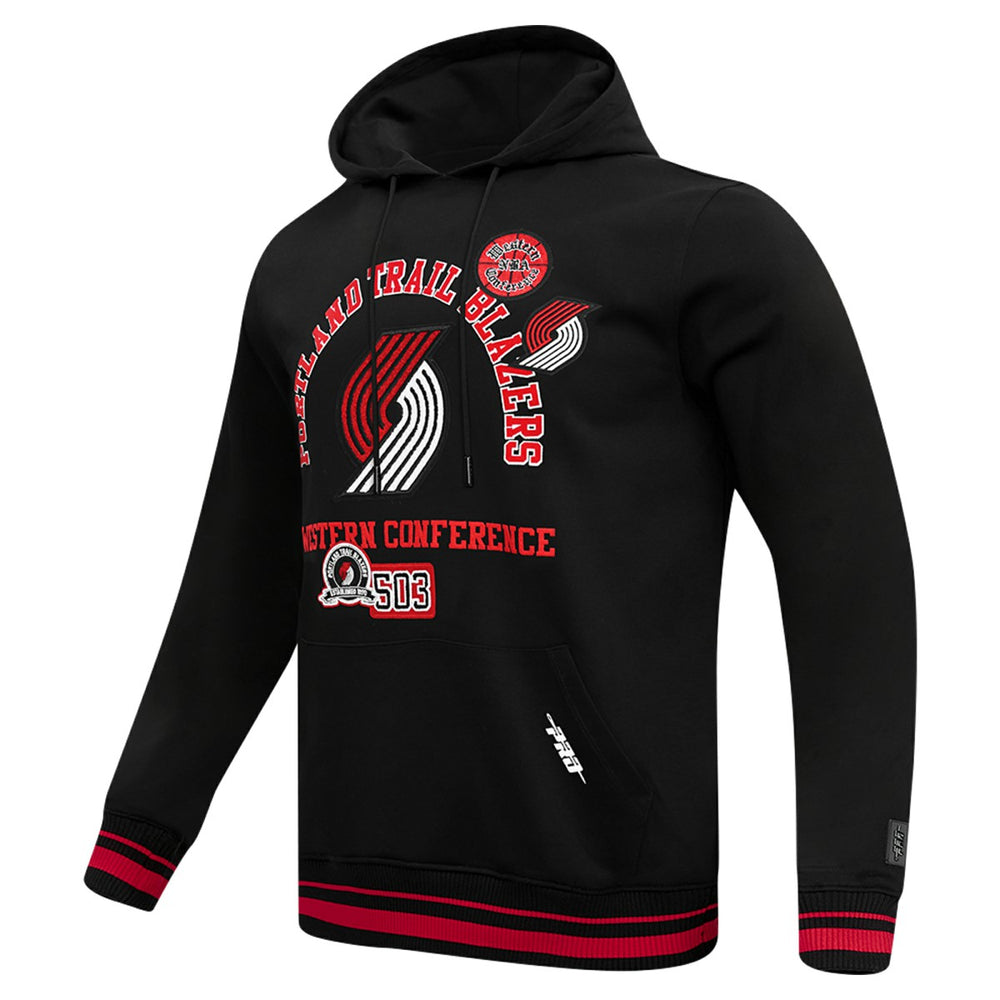Portland Trail Blazers Pro Standard Area Code Pullover Hoodie Black