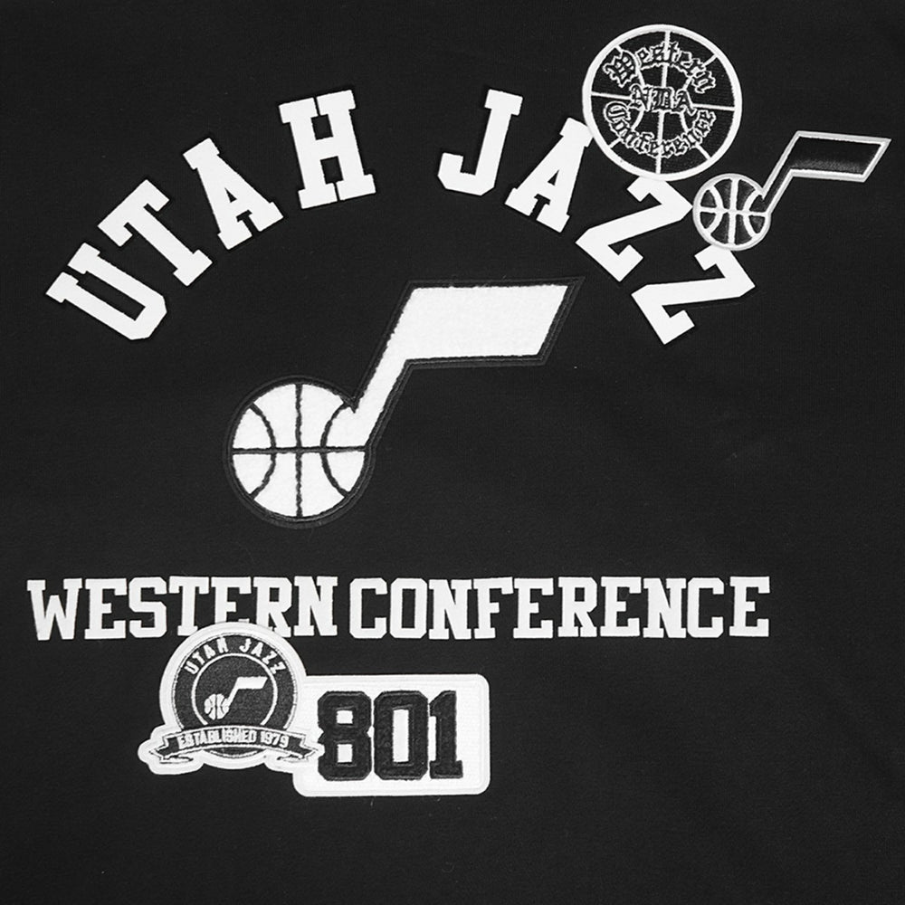 Utah Jazz Pro Standard Area Code Pullover Hoodie Black