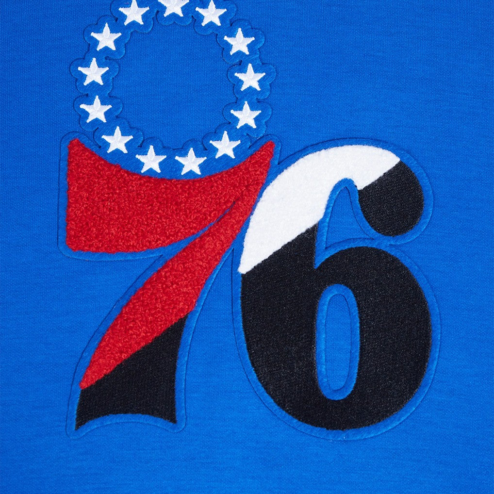 Philadelphia 76ers Pro Standard Split Logo Pullover Hoodie Royal