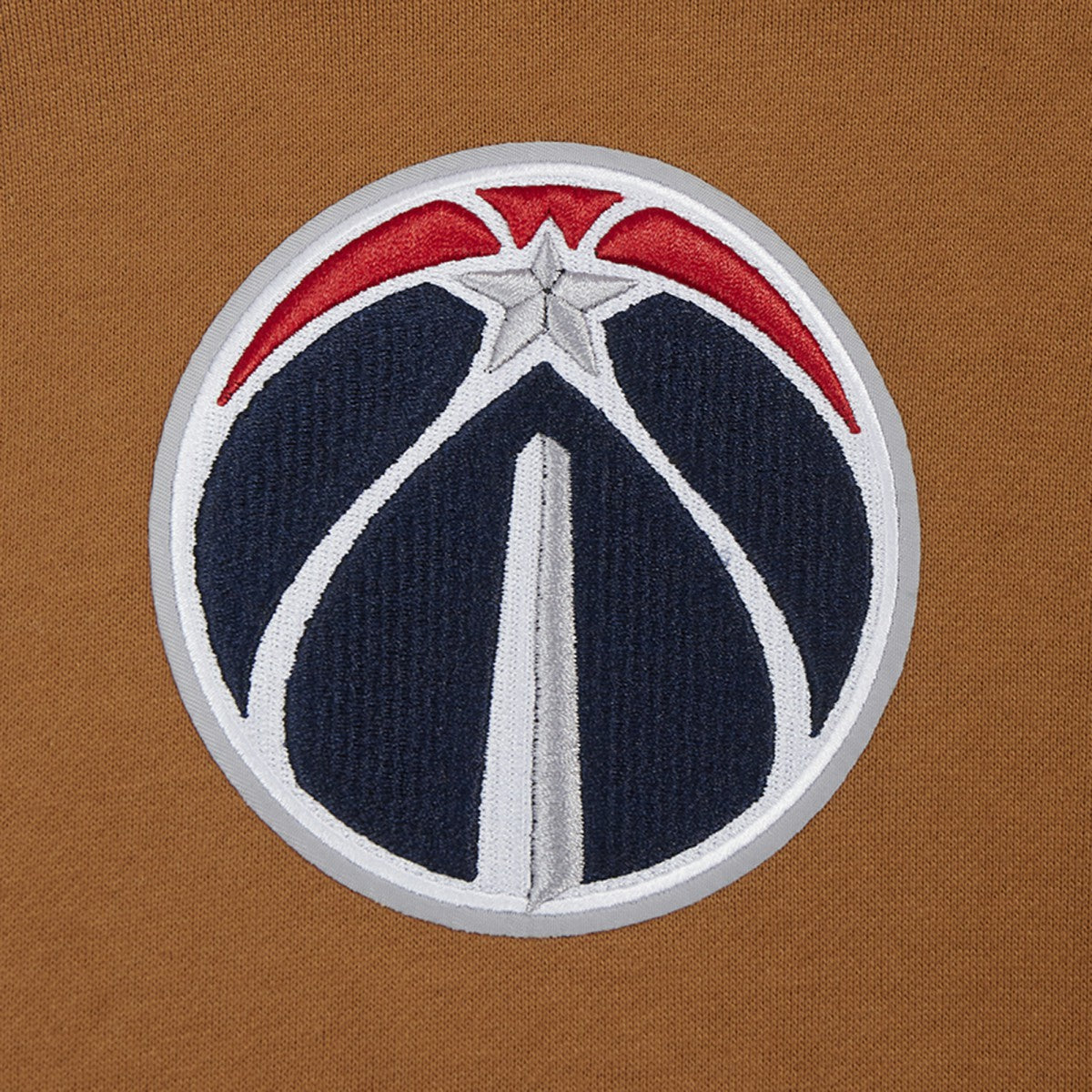 Washington Wizards Pro Standard Paint the City Drop Shoulder Pullover Hoodie Brown