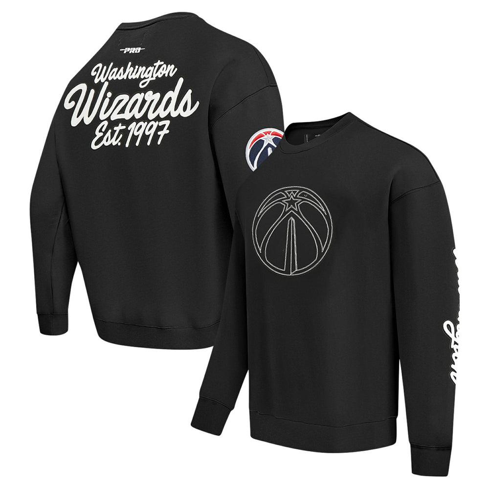 Washington Wizards Pro Standard Paint the City Pullover Sweatshirt Black