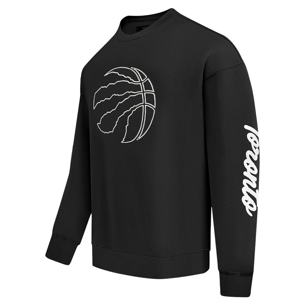 Toronto Raptors Pro Standard Paint the City Drop Shoulder Sweatshirt Black