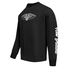 New Orleans Pelicans Pro Standard Paint the City Drop Shoulder Sweatshirt Black