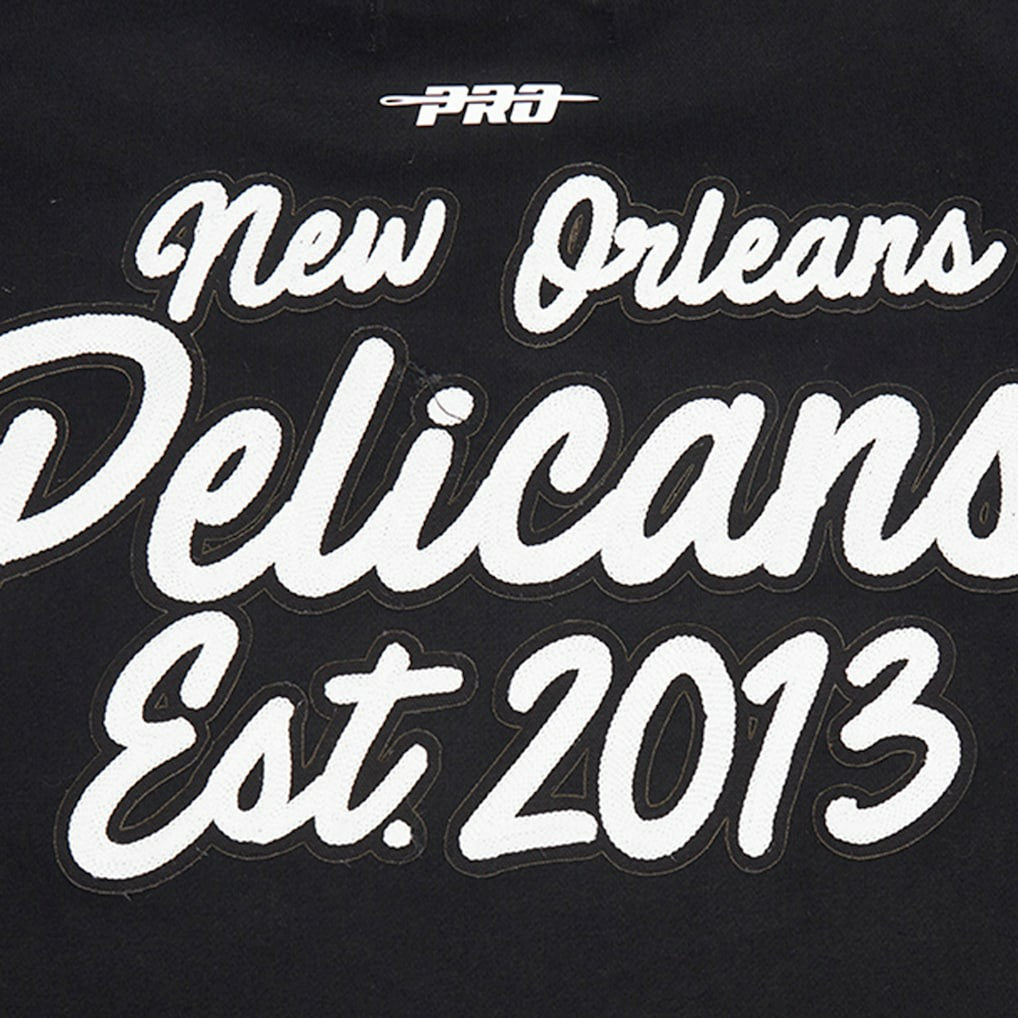 New Orleans Pelicans Pro Standard Paint the City Drop Shoulder Sweatshirt Black