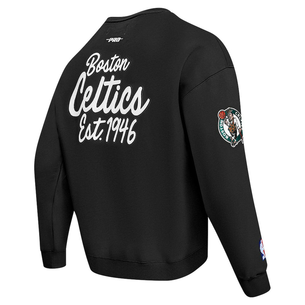 Boston Celtics Pro Standard Paint the City Drop Shoulder Sweatshirt Black