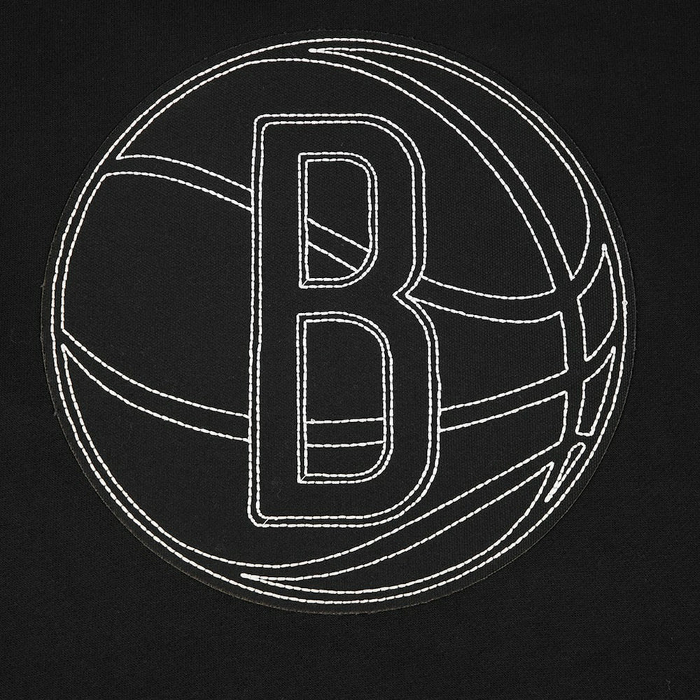 Brooklyn Nets Pro Standard Paint the City Drop Shoulder Sweatshirt Black