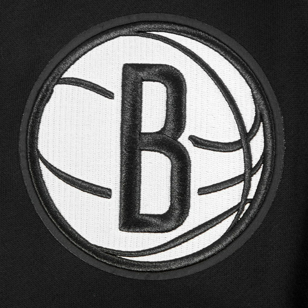 Brooklyn Nets Pro Standard Paint the City Drop Shoulder Sweatshirt Black
