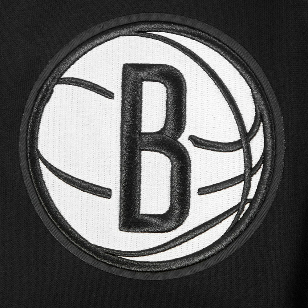 Brooklyn Nets Pro Standard Paint the City Drop Shoulder Sweatshirt Black