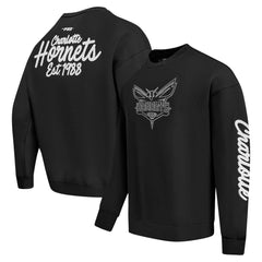 Charlotte Hornets Pro Standard Paint the City Drop Shoulder Sweatshirt Black