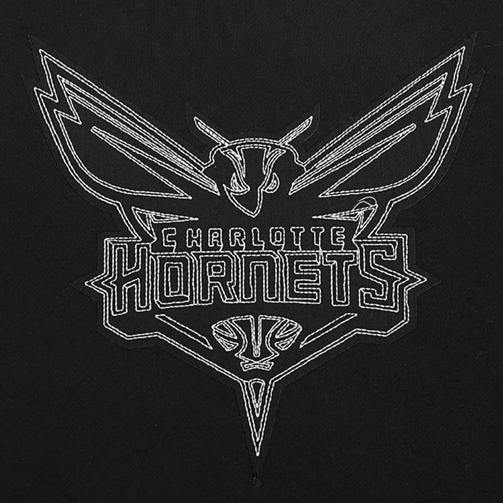 Charlotte Hornets Pro Standard Paint the City Drop Shoulder Sweatshirt Black