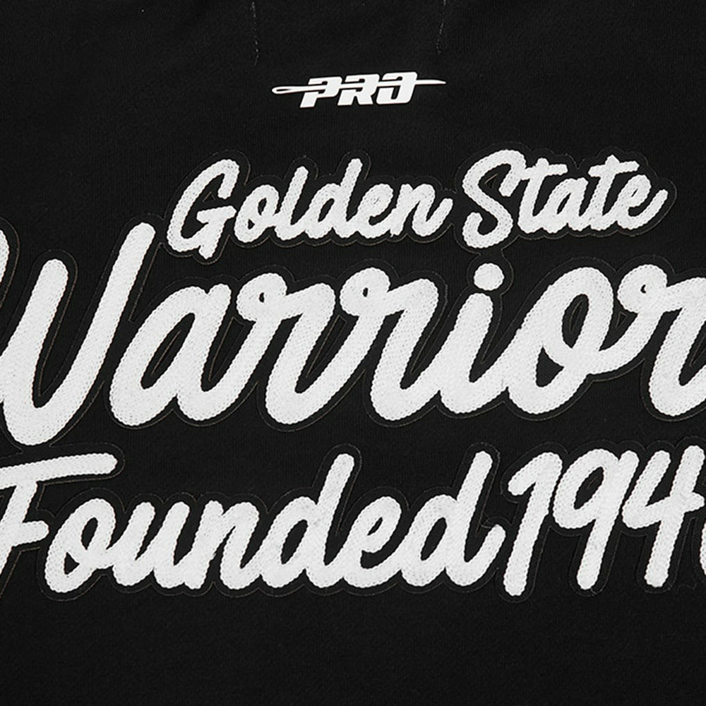 Golden State Warriors Pro Standard Paint the City Drop Shoulder Sweatshirt Black
