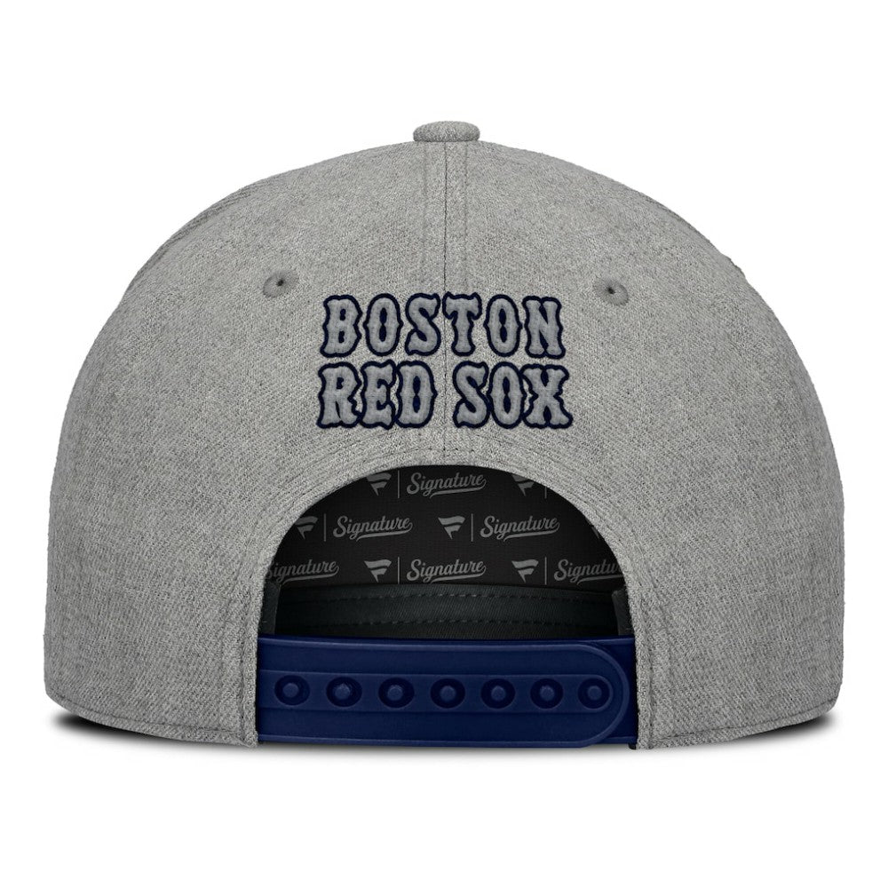 Boston Red Sox Fanatics Signature Elements Cork Patch A-Frame Adjustable Hat - Gray Hats