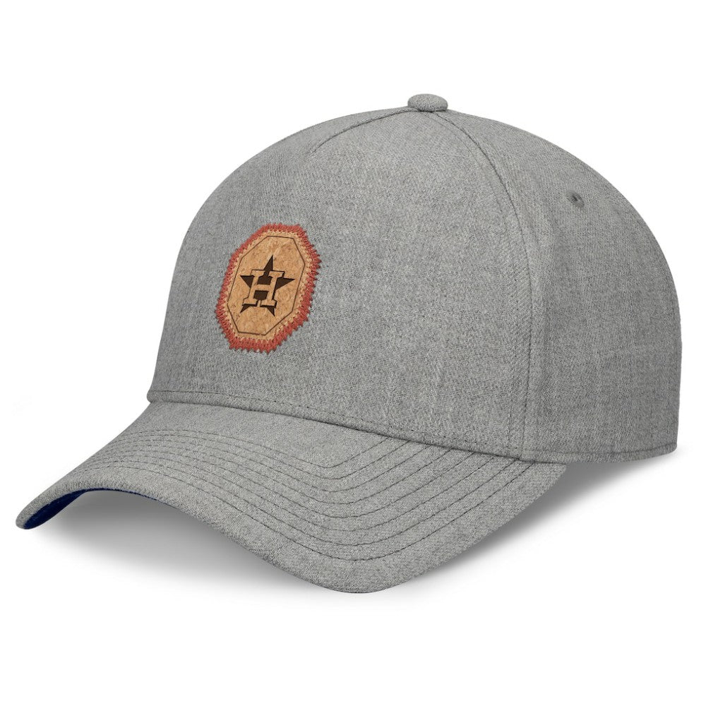 Houston Astros Fanatics Signature Elements Cork Patch A-Frame Adjustable Hat - Gray Hats