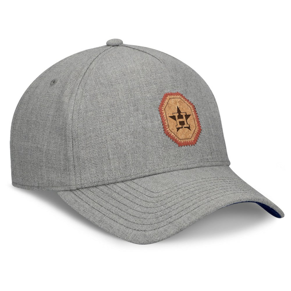 Houston Astros Fanatics Signature Elements Cork Patch A-Frame Adjustable Hat - Gray Hats