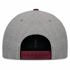 Los Angeles Dodgers Fanatics Elements Felt Chainstitch Snapback Hat - Gray/Maroon Hats