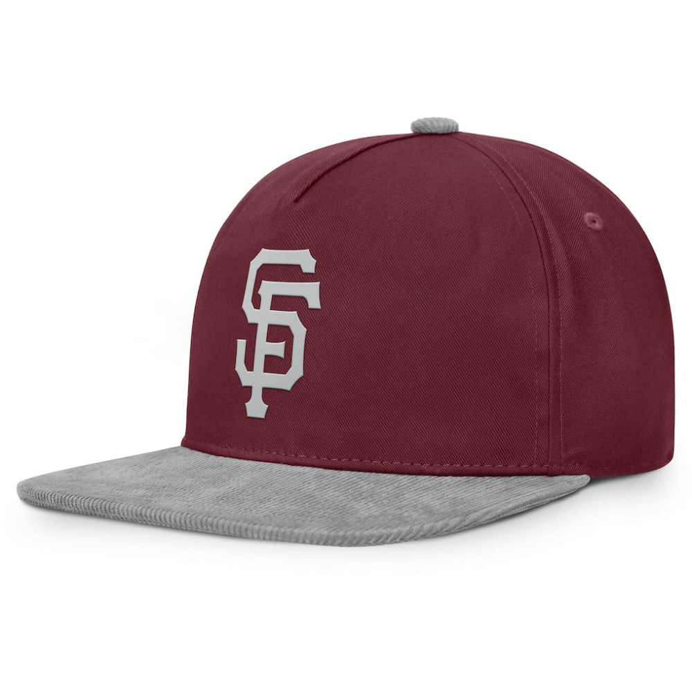 San Francisco Giants Fanatics Front Office Snapback Hat - Wine Hats