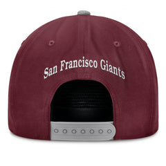 San Francisco Giants Fanatics Front Office Snapback Hat - Wine Hats