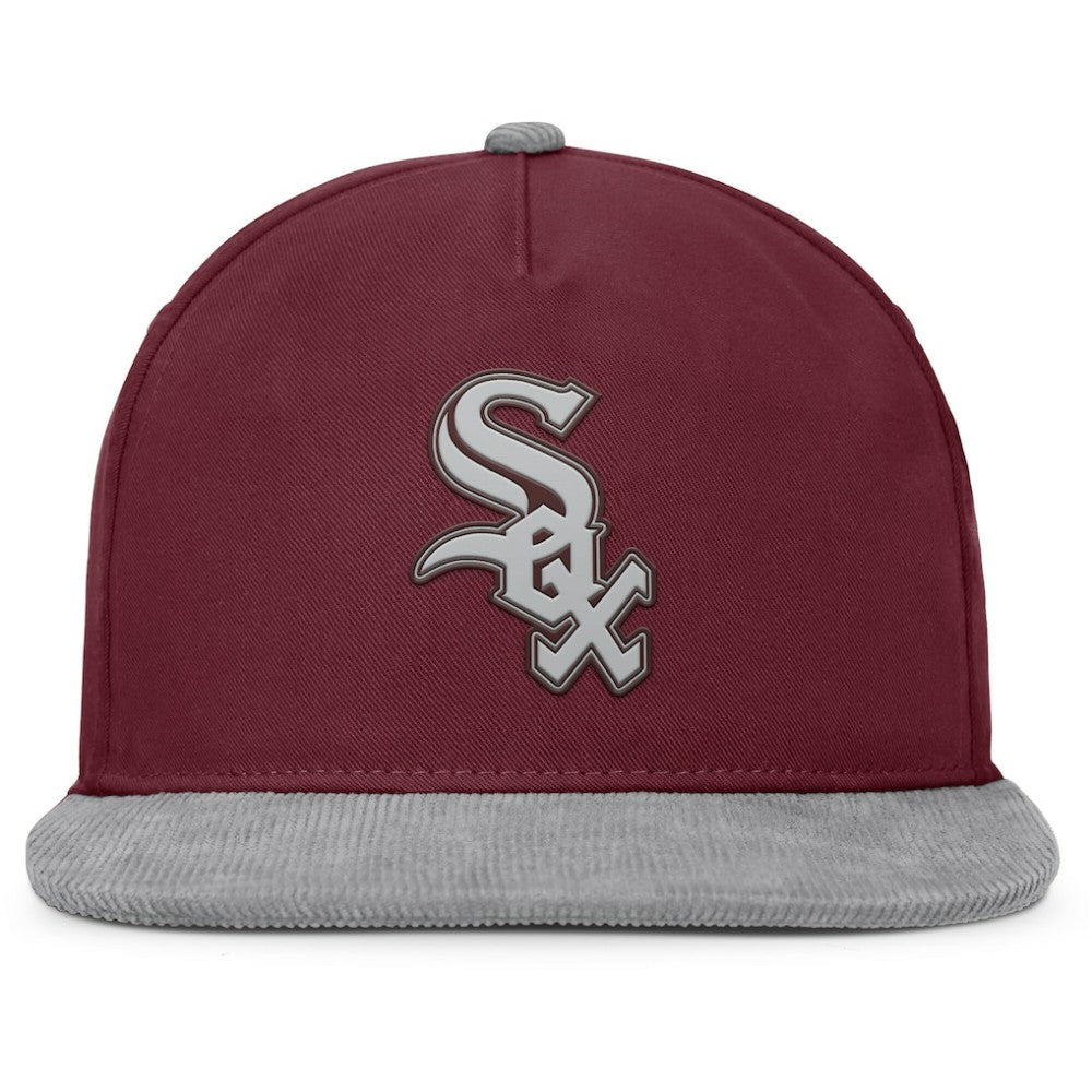 Chicago White Sox Fanatics Front Office Snapback Hat - Wine Hats
