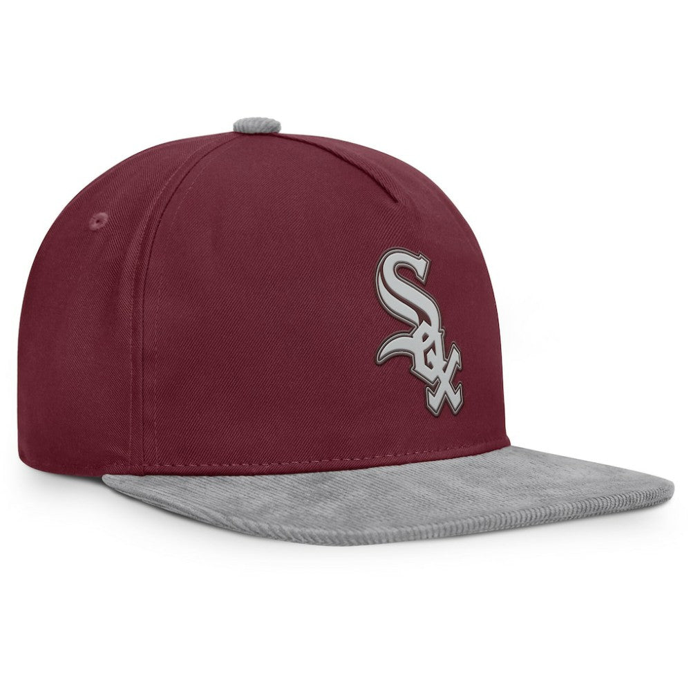 Chicago White Sox Fanatics Front Office Snapback Hat - Wine Hats