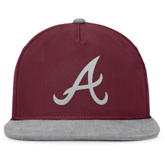 Atlanta Braves Fanatics Front Office Snapback Hat - Wine Hats