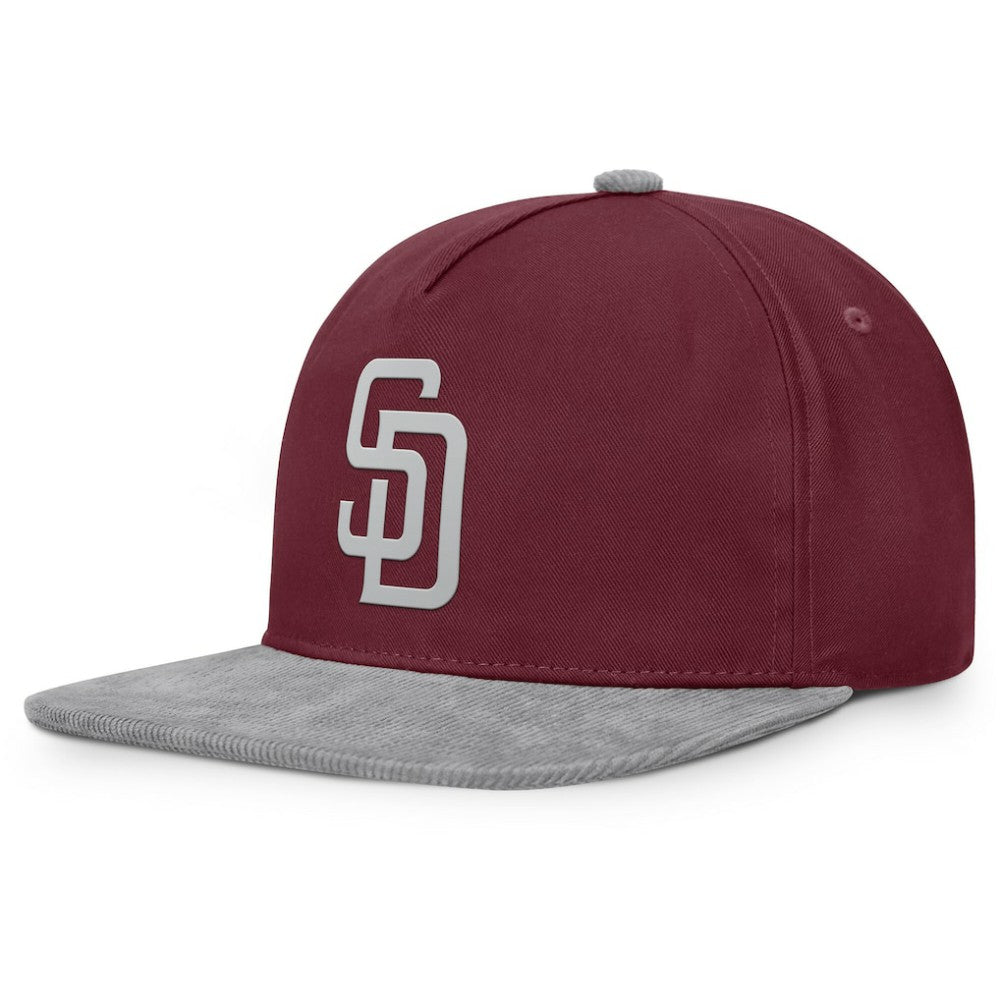 San Diego Padres Fanatics Front Office Snapback Hat - Wine Hats
