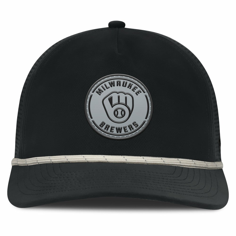 Milwaukee Brewers Fanatics Signature A-Frame Adjustable Hat - Black Hats