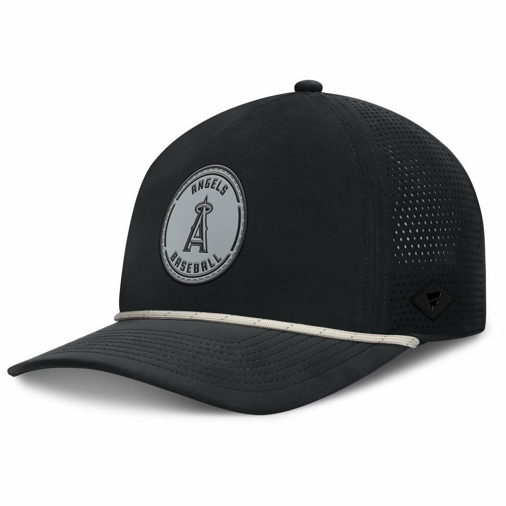 Los Angeles Angels Fanatics Front Office Performance A-Frame Adjustable Hat - Black Hats