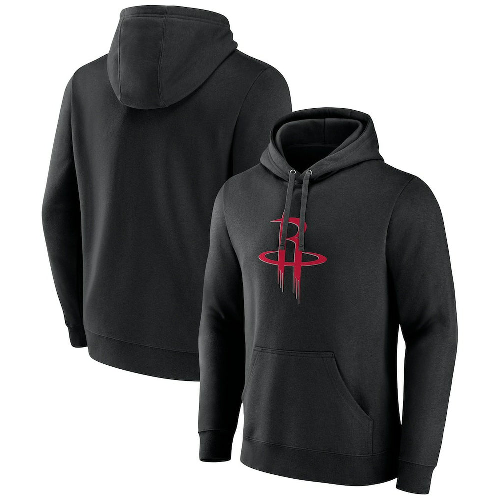 Houston Rockets Primary Logo Pullover Hoodie Black