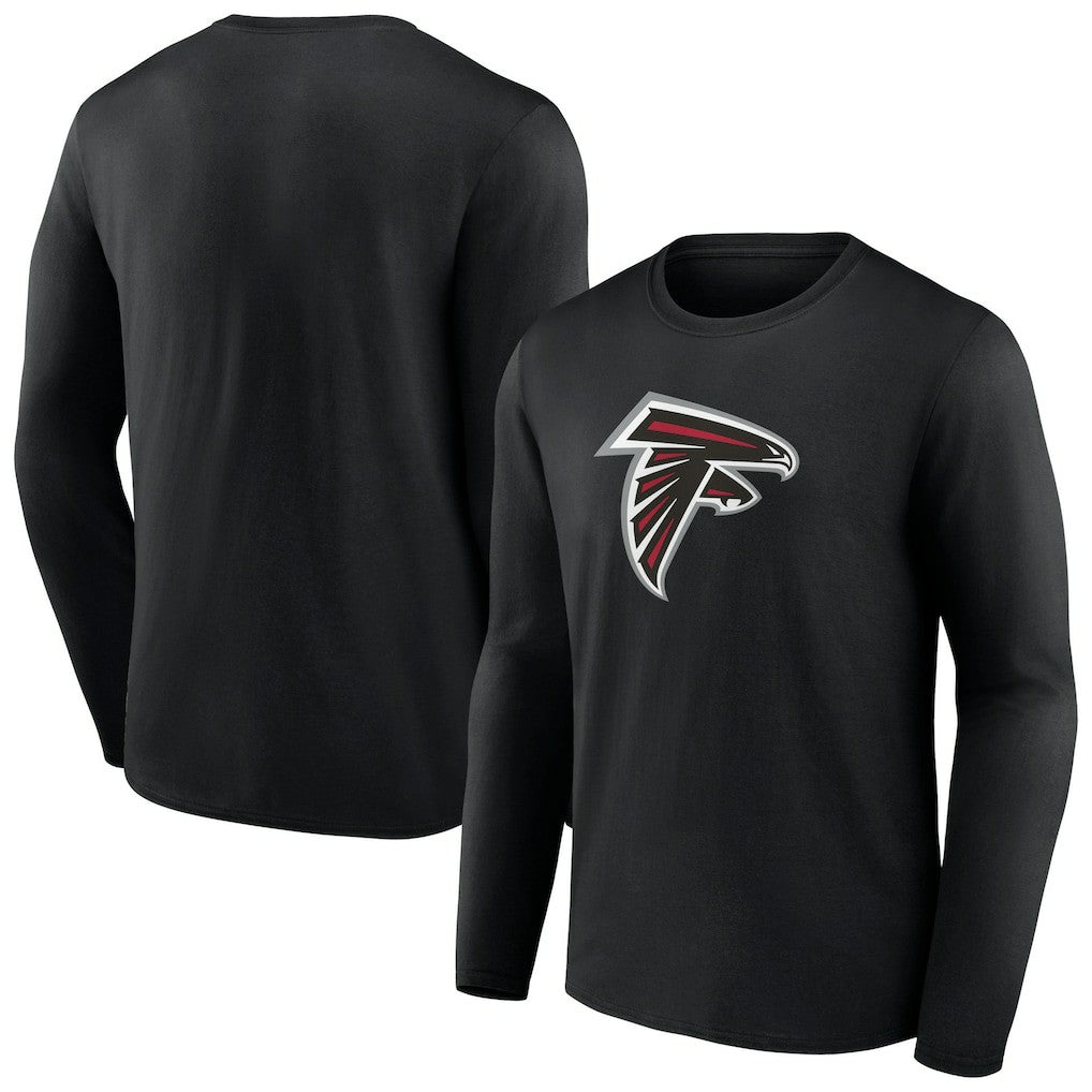 Atlanta Falcons Primary Logo Long Sleeve T-Shirt Black