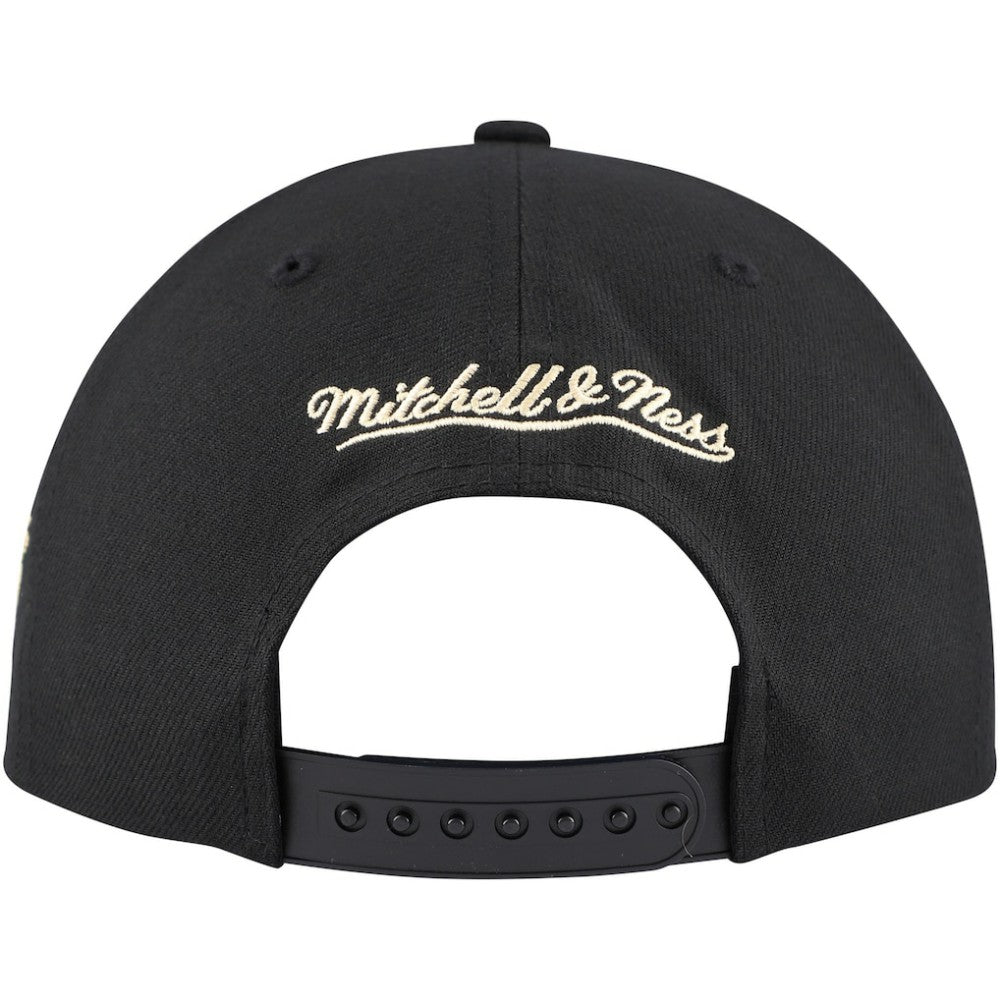 NHL Minnesota Wild Mitchell & Ness Core Team Script 2.0 Snapback Hat - Black