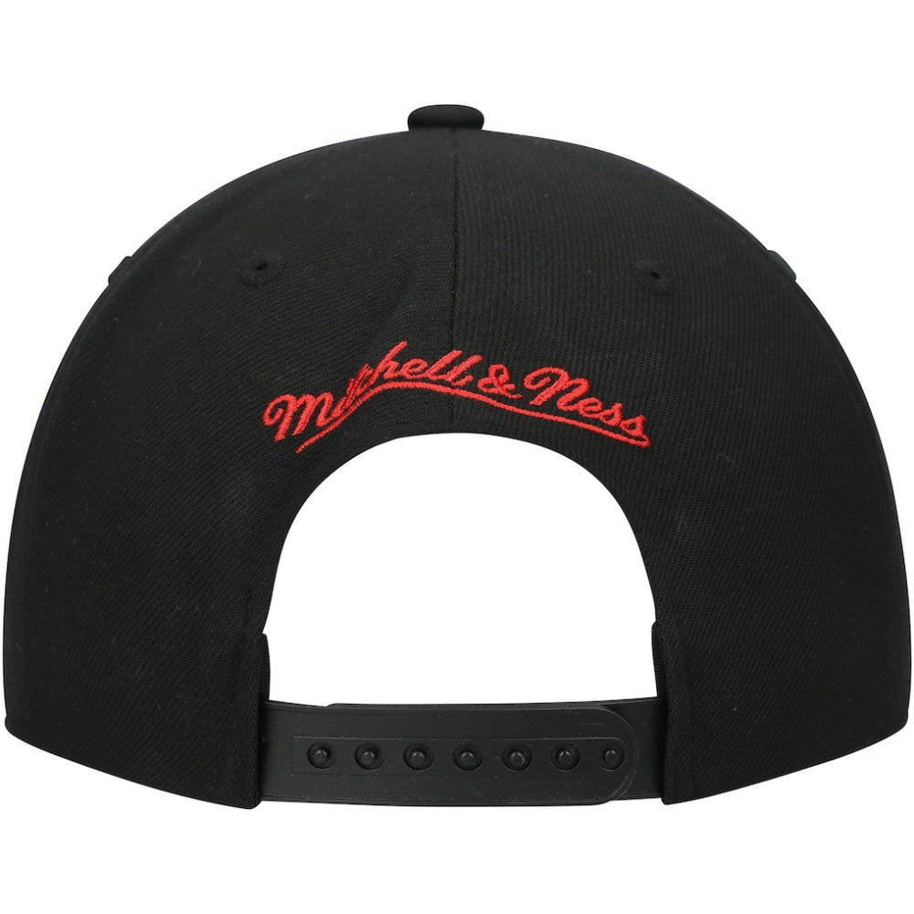 NHL New York Rangers Mitchell & Ness Core Team Script 2.0 Snapback Hat - Black