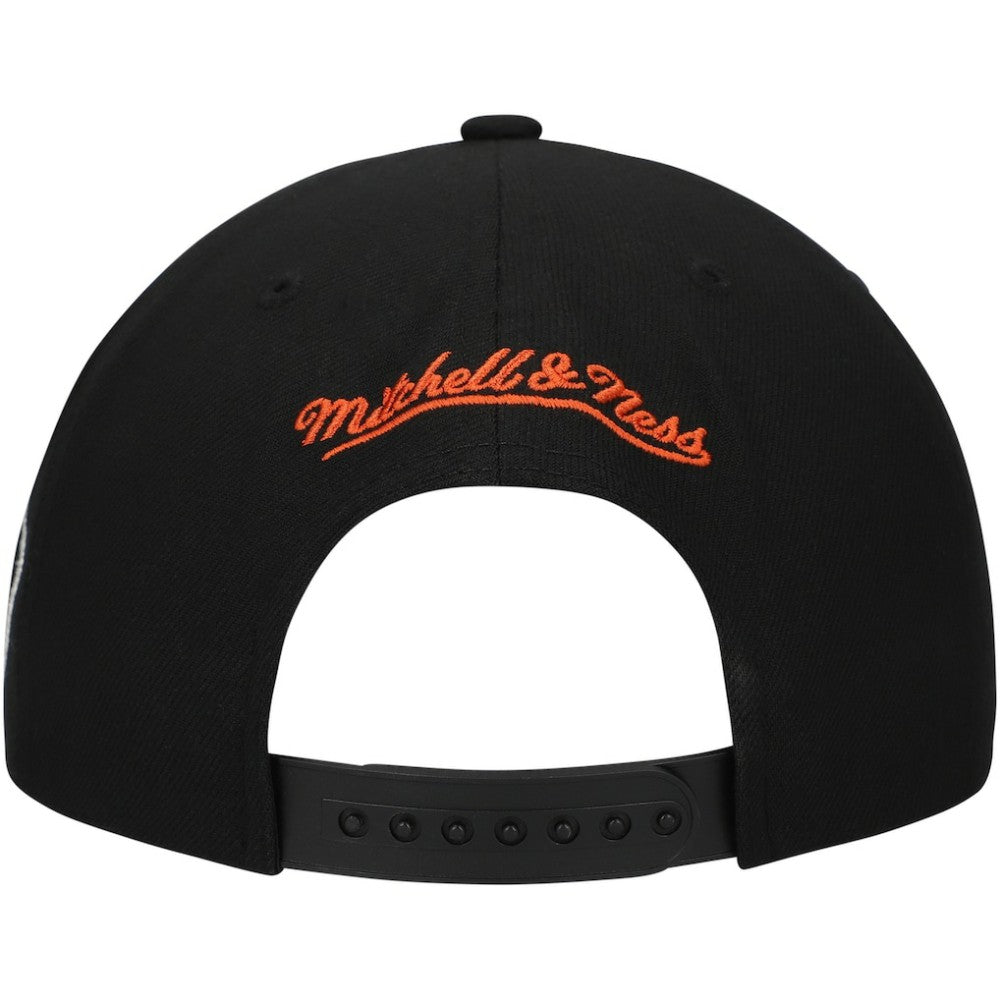 NHL Philadelphia Flyers Mitchell & Ness Core Team Script 2.0 Snapback Hat - Black