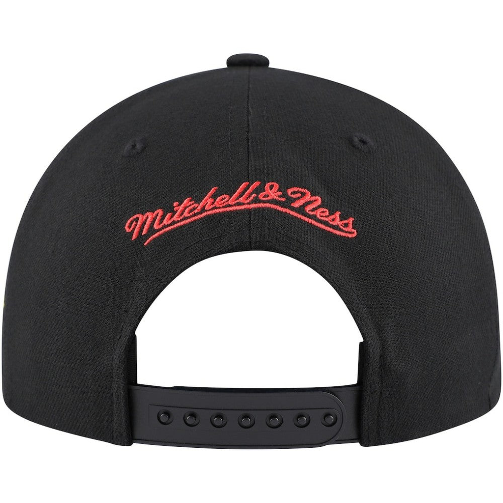 NHL Vancouver Canucks Mitchell & Ness Core Team Script 2.0 Snapback Hat - Black