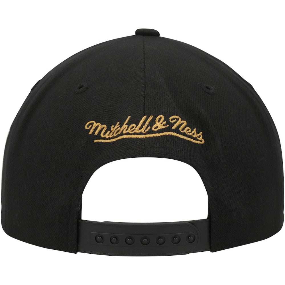 NHL Vegas Golden Knights Mitchell & Ness Core Team Script 2.0 Snapback Hat - Black