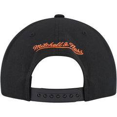 NHL Edmonton Oilers Mitchell & Ness Core Team Script 2.0 Snapback Hat - Black