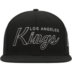 NHL Los Angeles Kings Mitchell & Ness Core Team Script 2.0 Snapback Hat - Black