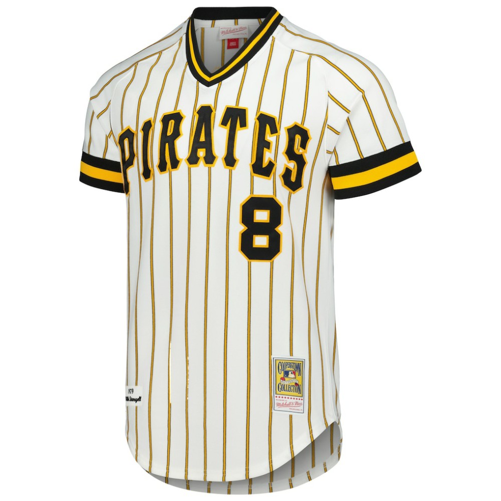 Willie Stargell Pittsburgh Pirates Mitchell & Ness Cooperstown Collection 1979 Authentic Jersey - White Jerseys