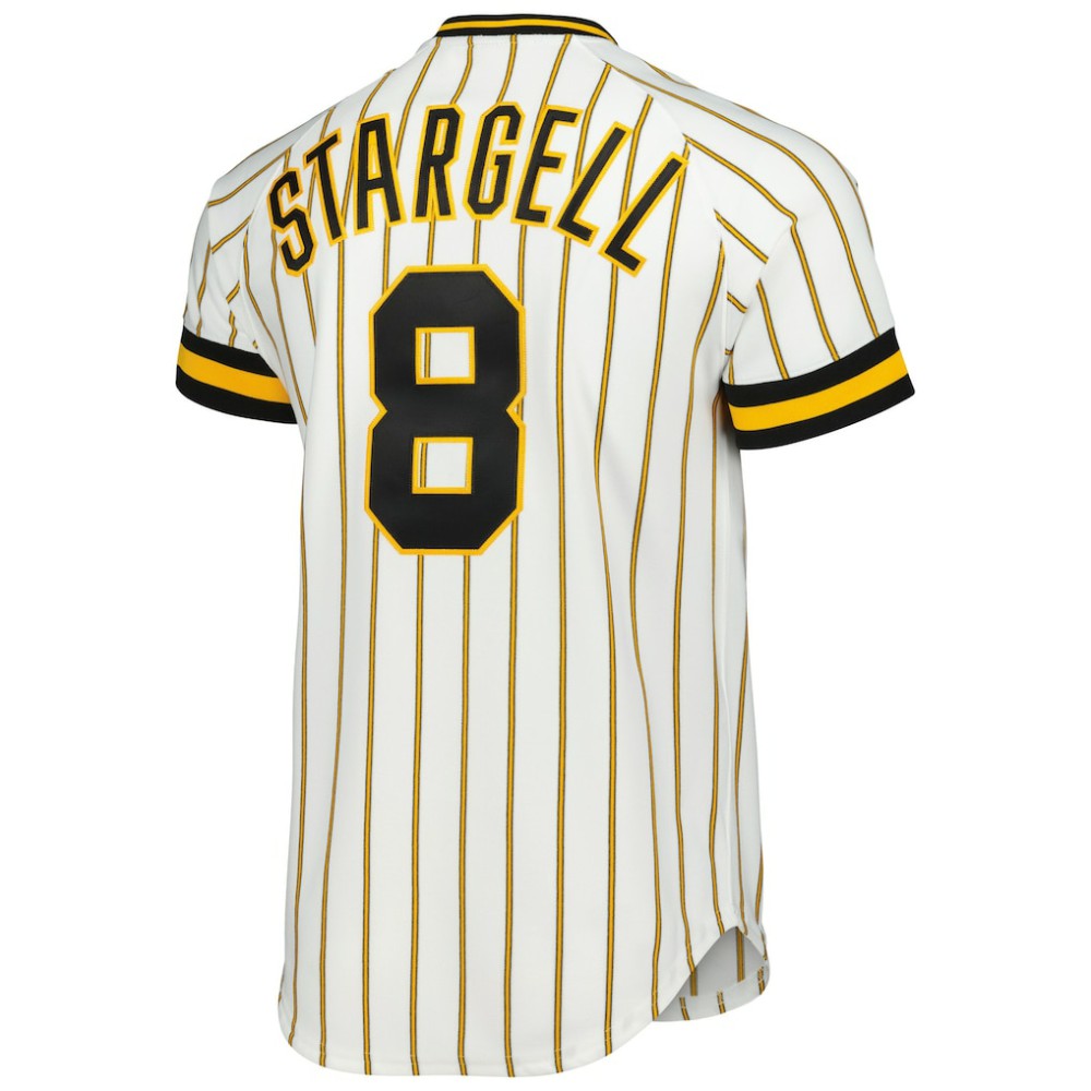 Willie Stargell Pittsburgh Pirates Mitchell & Ness Cooperstown Collection 1979 Authentic Jersey - White Jerseys