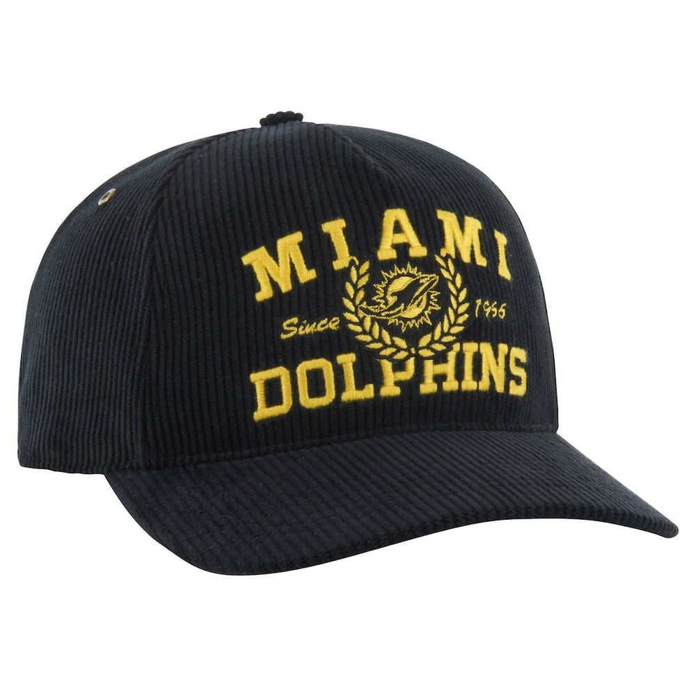 Miami Dolphins '47 Letterman Hitch Adjustable Hat Black