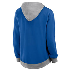 Texas Rangers Fanatics Women's Hit It French Terry Full-Zip Hoodie - Royal Hoodies