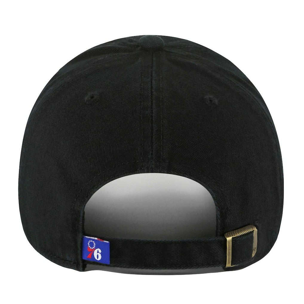 Philadelphia 76ers '47 Core Logo Clean Up Adjustable Hat Black