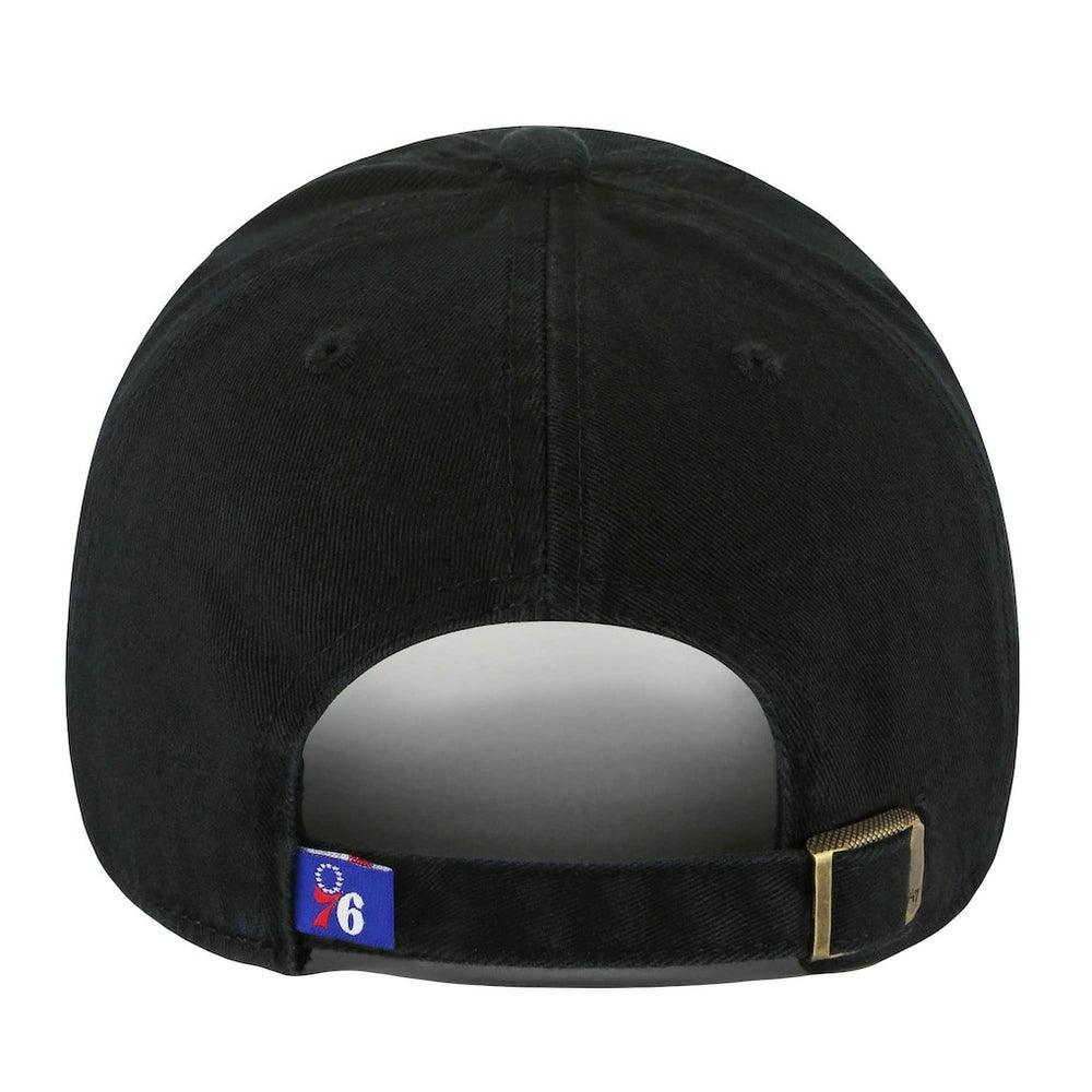 Philadelphia 76ers '47 Core Logo Clean Up Adjustable Hat Black