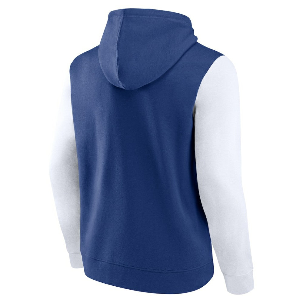 NHL Toronto Maple Leafs Logo Athletic Deliver Fleece Pullover Hoodie - Blue
