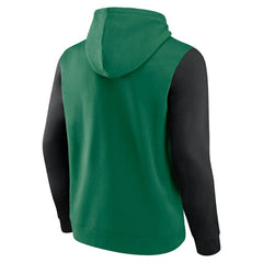 NHL Dallas Stars Logo Athletic Deliver Fleece Pullover Hoodie - Kelly Green