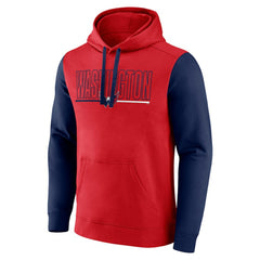 NHL Washington Capitals Logo Athletic Deliver Fleece Pullover Hoodie - Red