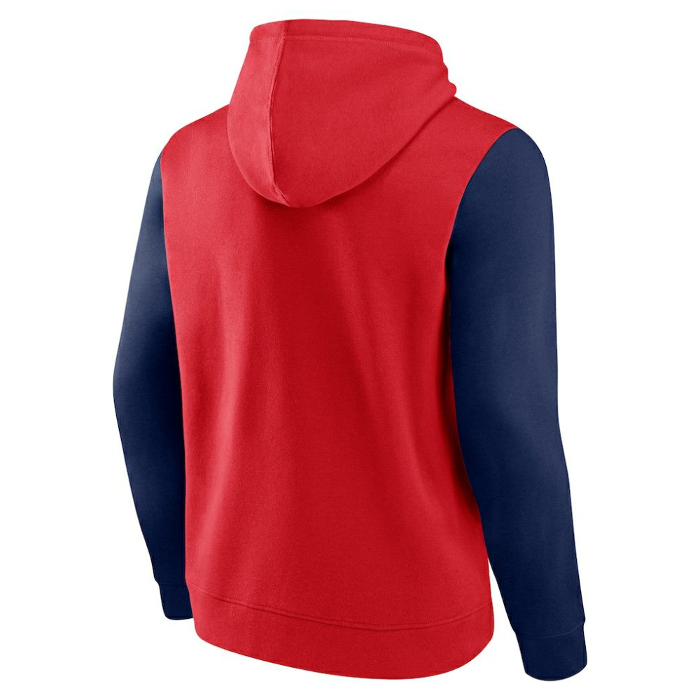 NHL Washington Capitals Logo Athletic Deliver Fleece Pullover Hoodie - Red